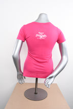 Licensed Product Womens Outstanding Foil Pink Short Sleeve T-Shirt