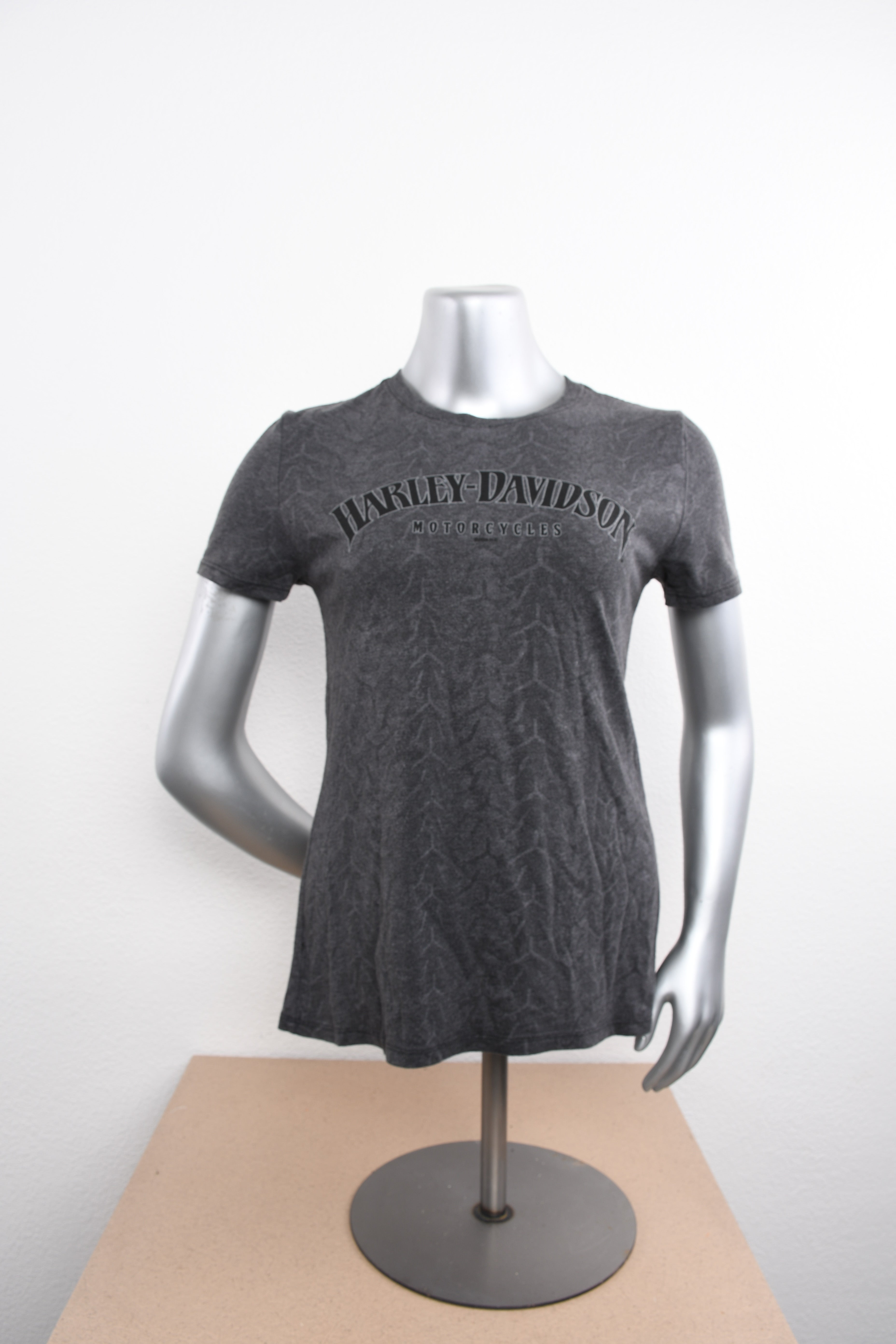 Licensed Product Womens Untamed Name Tire Tread Grey Short Sleeve T-Shirt Main image