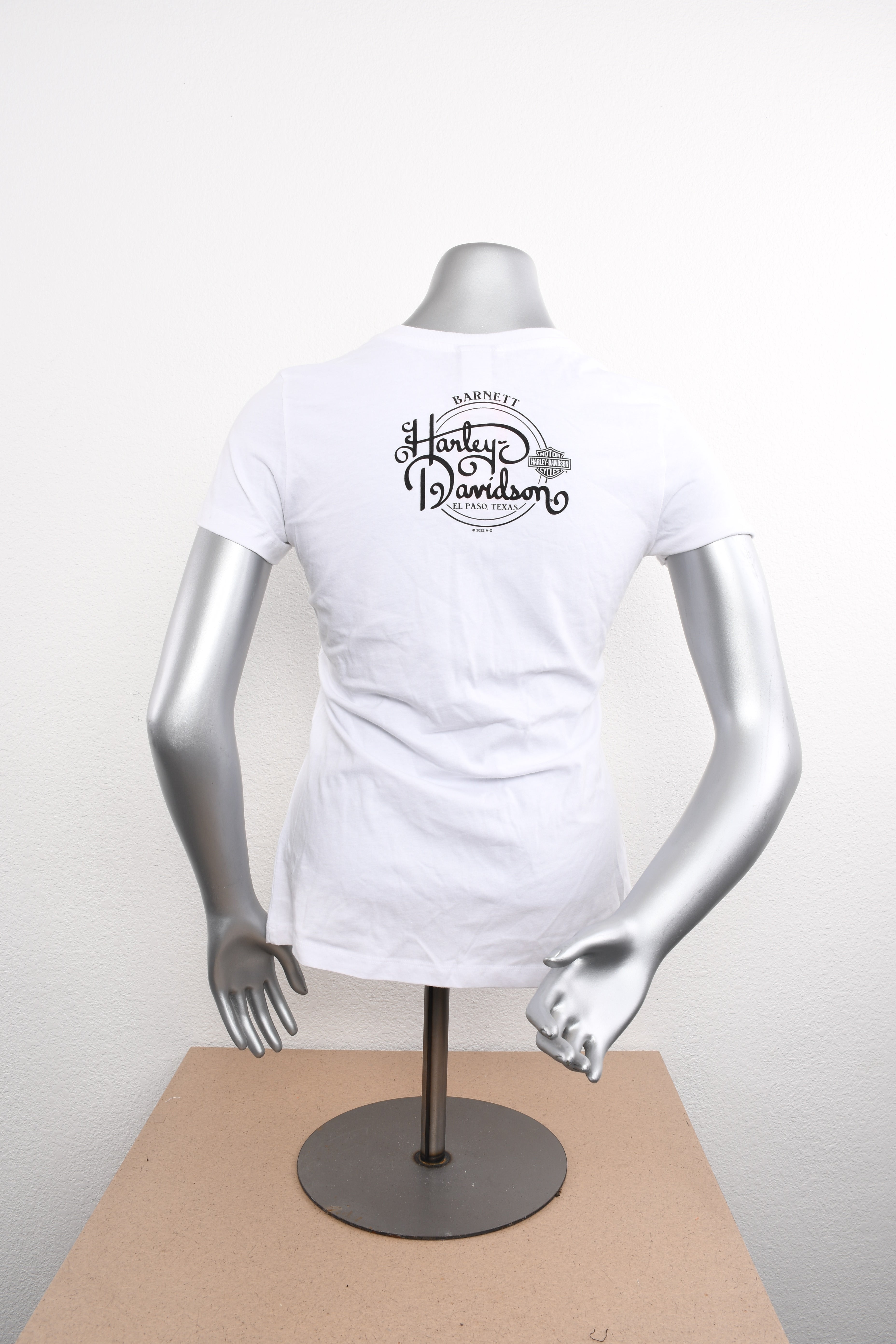 Licensed Product Womens Glaring Foil Print White Short Sleeve T-Shirt Secondary image