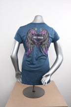 Licensed Product Womens Winter Ice Winged Duo Dye V-Neck