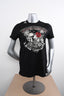 Licensed Product Womens Detached Skull with Roses Black Short Sleeve T-Shirt
