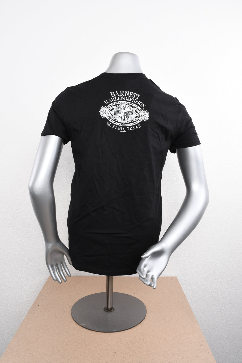 Licensed Product Womens Detached Skull with Roses Black Short Sleeve T-Shirt