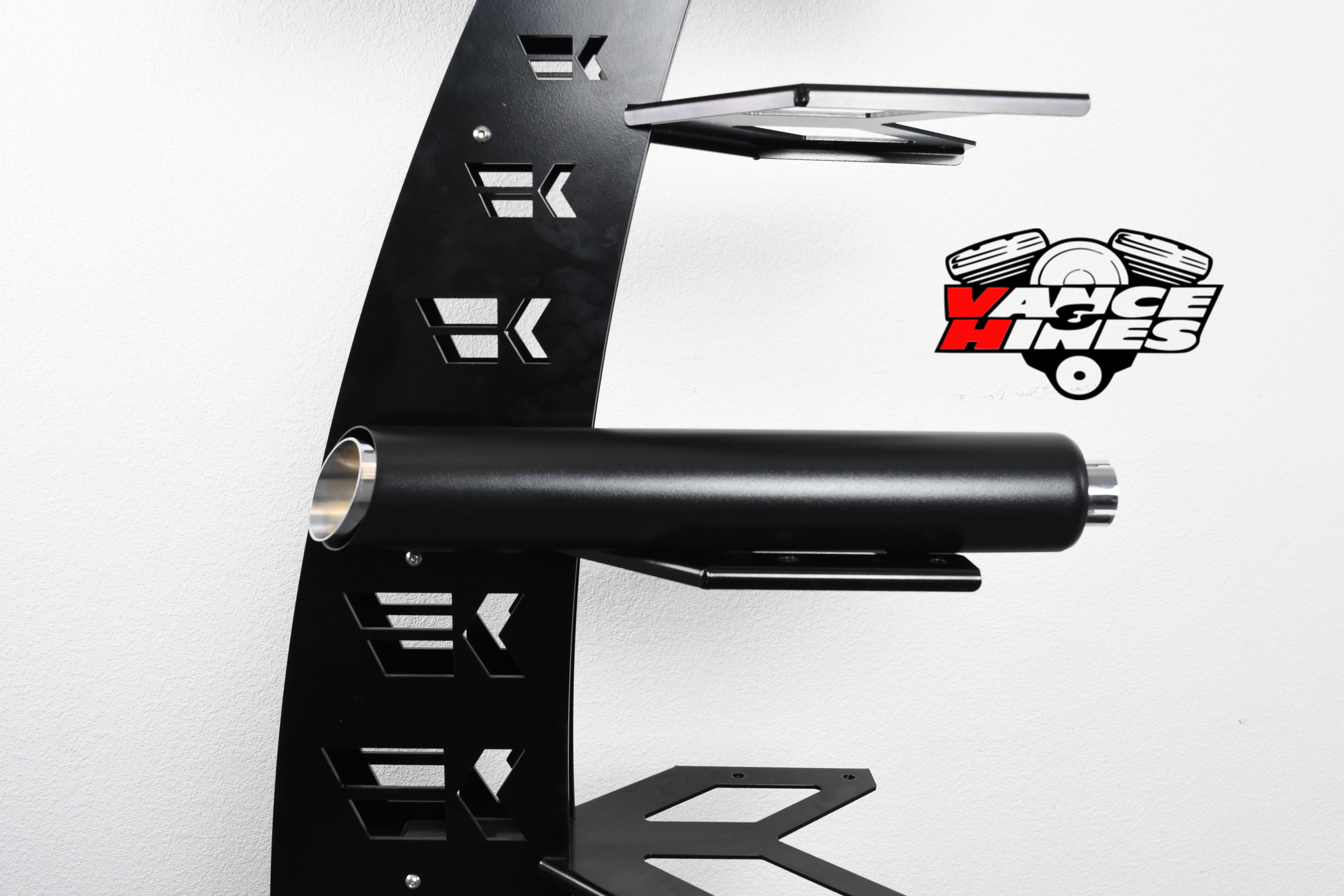 VANCE & HINES  3" SLASH SLIP ON MUFFLERS - BLACK Main image