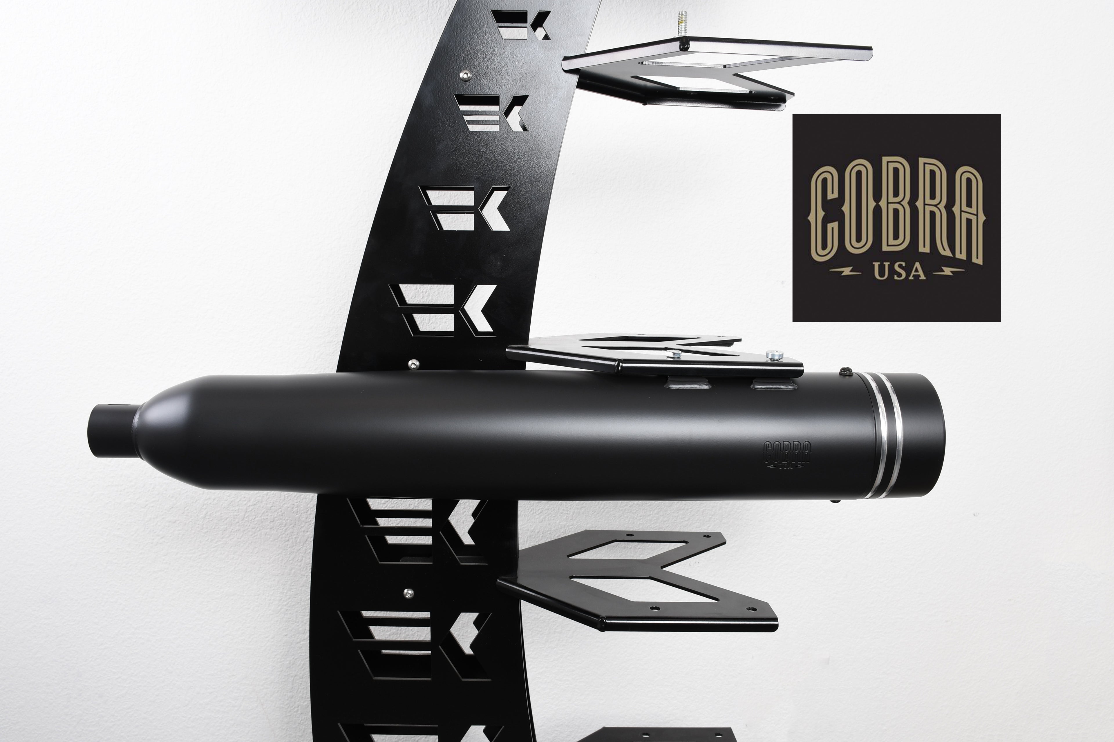 COBRA 4 1/2" GEN 2 NEIGHBOR HATERS SERIES MUFFLERS BLACK