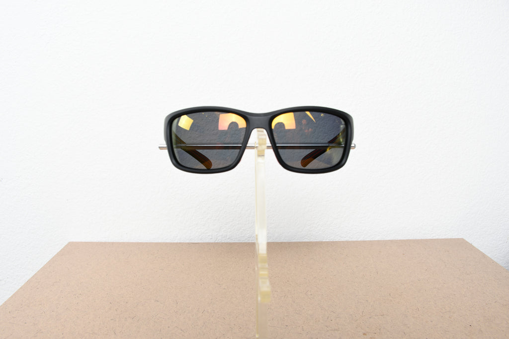 Licensed Product Matte Black Frame Red Polarized Flash Lens Sunglasses