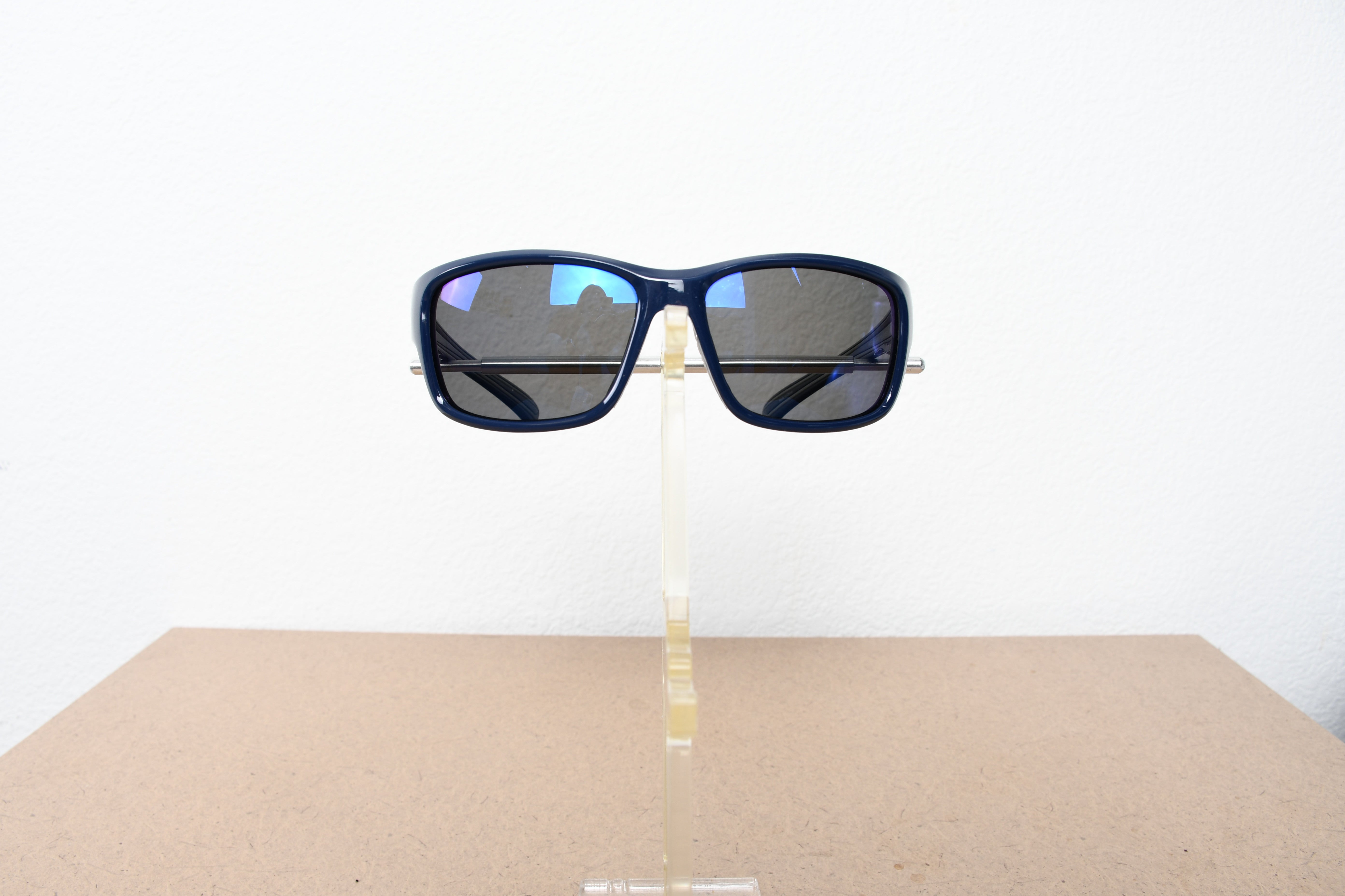 Licensed Product Navy Frame Light Blue Polarized Flash Lens Sunglasses Main image
