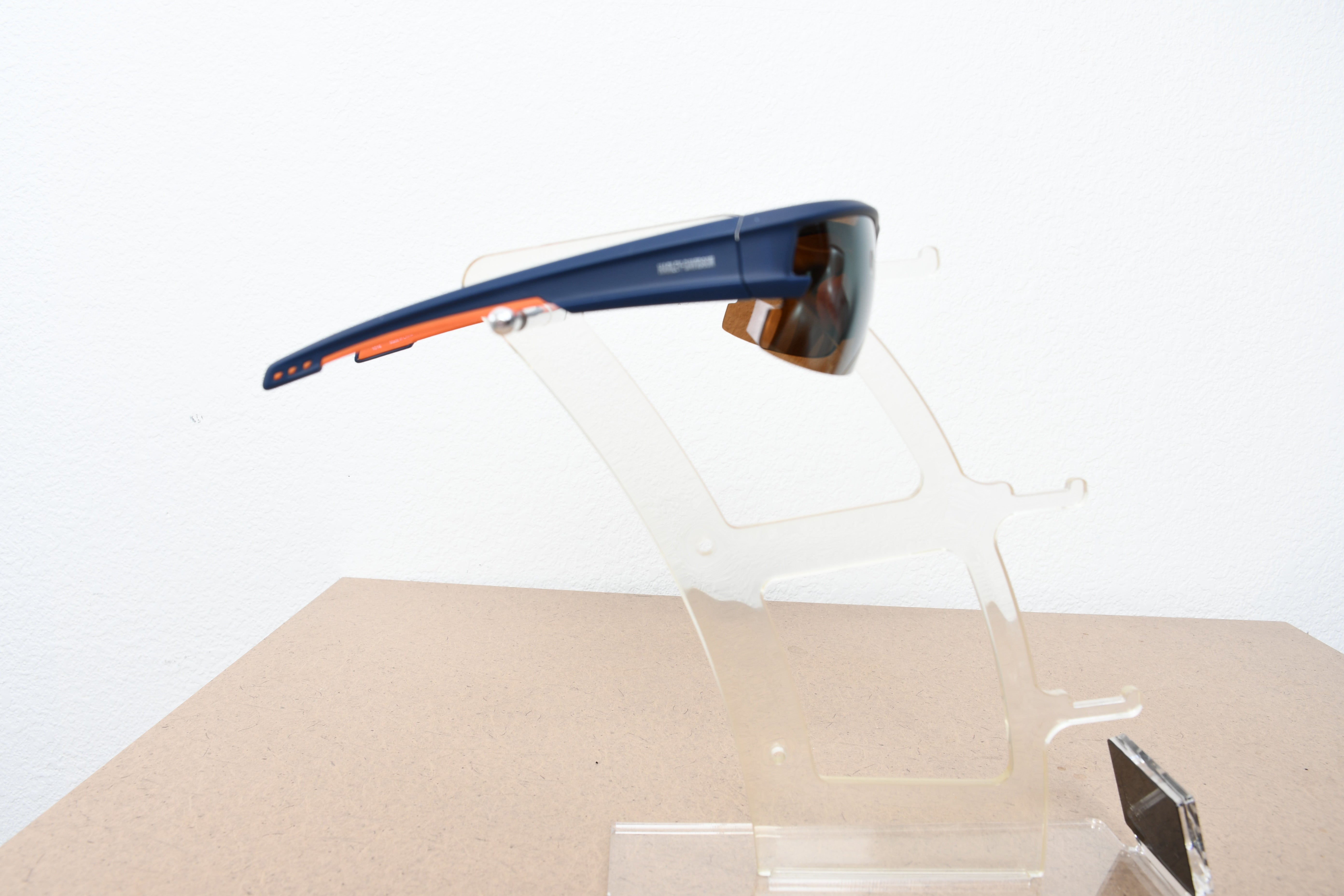 Licensed Product Matte Navy Frame Red-Orange Polarized Flash Lens Sunglasses Secondary image