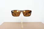 Licensed Product Matte Translucent Tortoise Frame Bronze Flash Lens Sunglasses