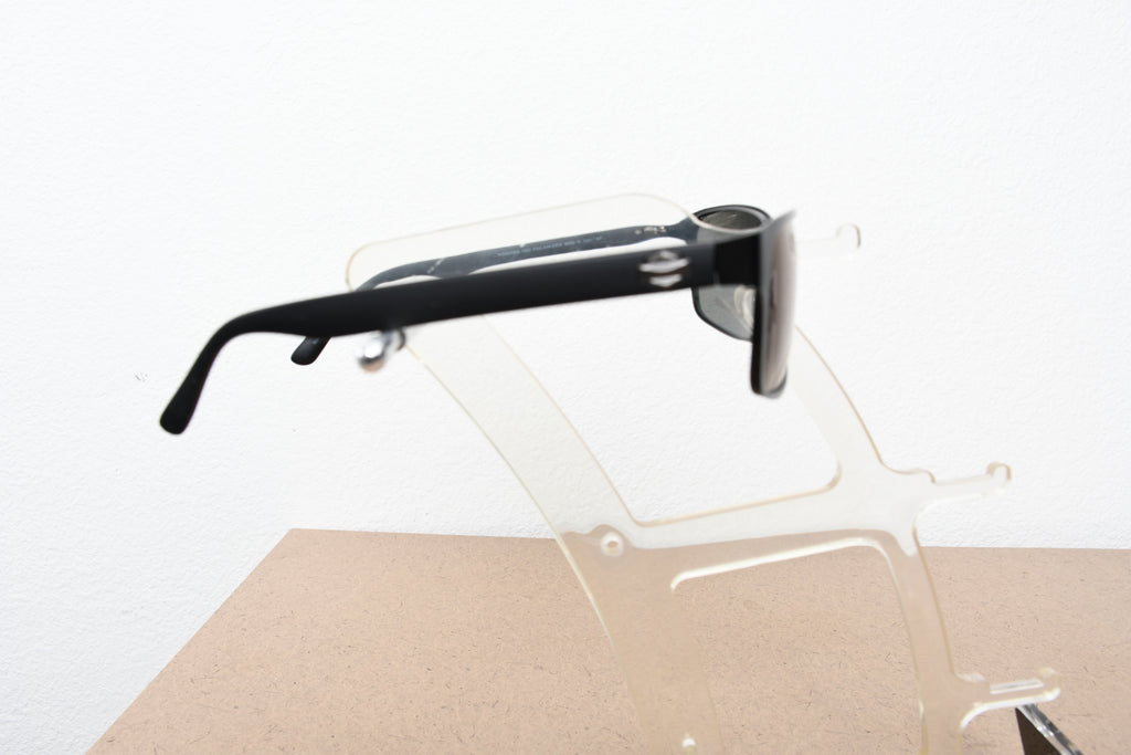 Licensed Product Matte Black Frame Light Blue Polarized Flash Lens Sunglasses