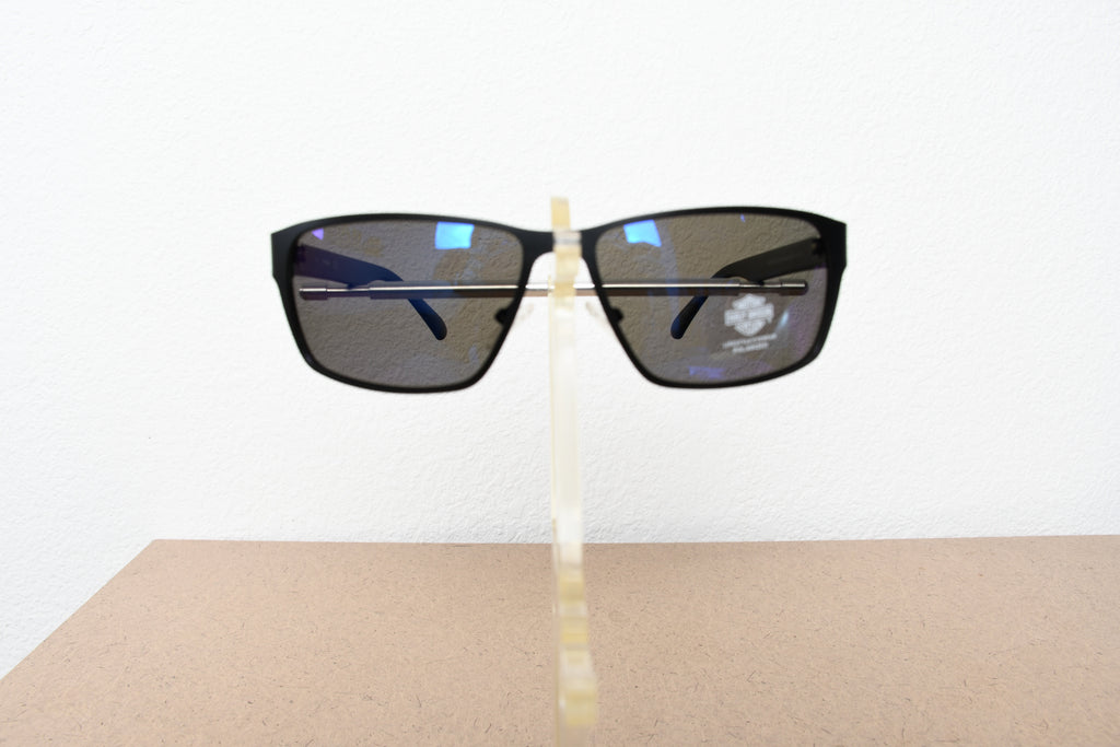 Licensed Product Matte Black Frame Light Blue Polarized Flash Lens Sunglasses