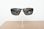 Licensed Product Matte Black Frame Light Blue Polarized Flash Lens Sunglasses