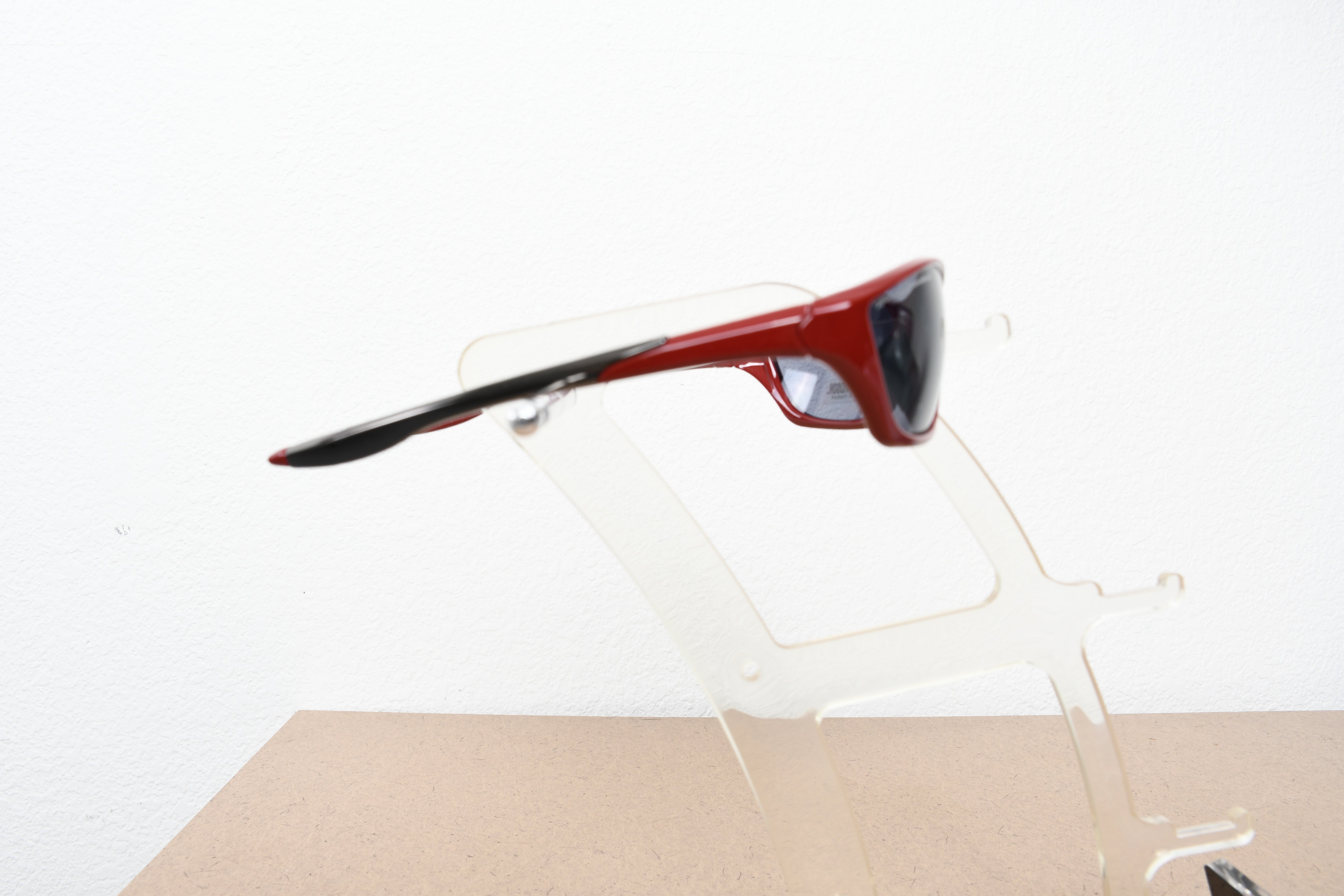 Licensed Product Red Frame Dark Grey Lens Glasses Secondary image