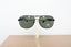Licensed Product Matte Black Frame Green Lens Sunglasses