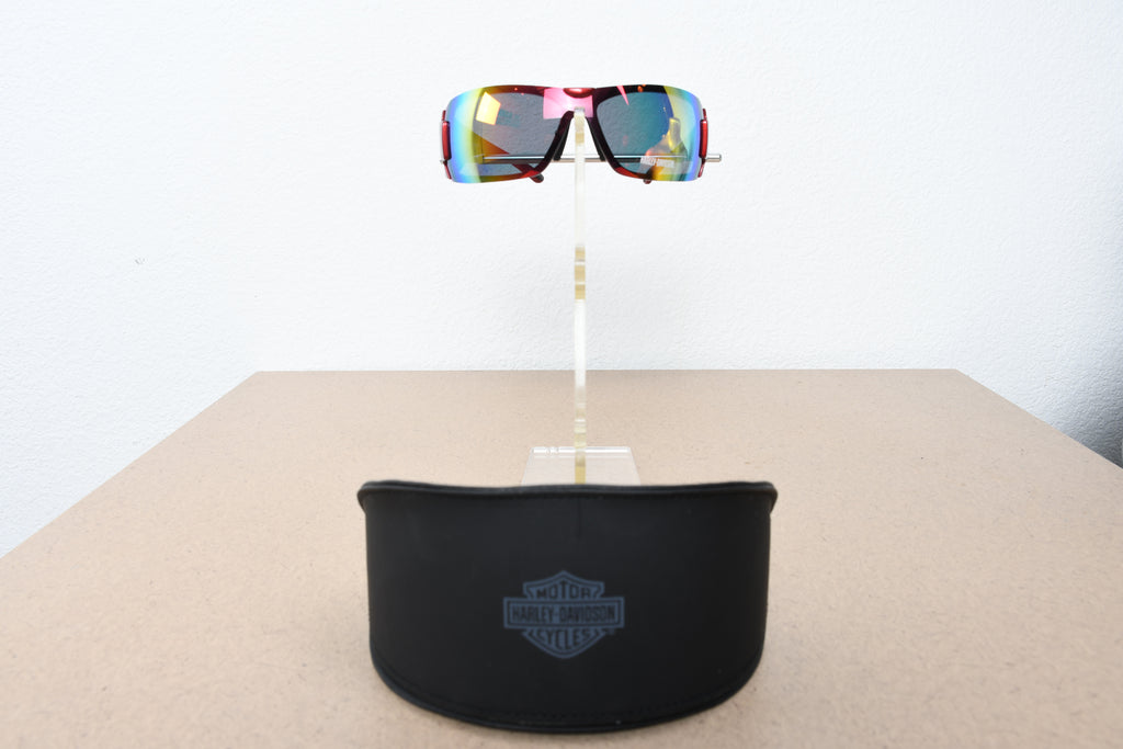 Licensed Product Red Frame Grey Pink Gradient Lens Sunglasses