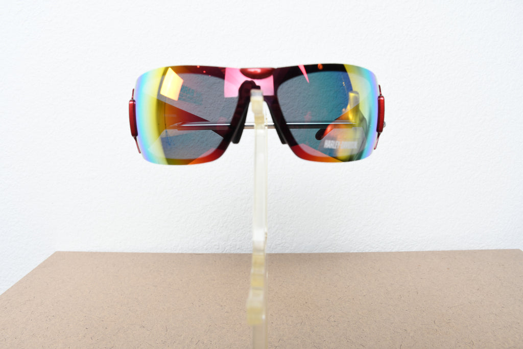 Licensed Product Red Frame Grey Pink Gradient Lens Sunglasses