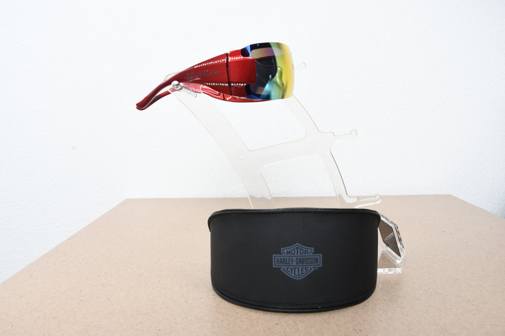 Licensed Product Red Frame Grey Pink Gradient Lens Sunglasses