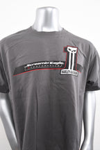 Licensed Product Mens Screamin Eagle #1 Skull Grey Short Sleeve T-Shirt