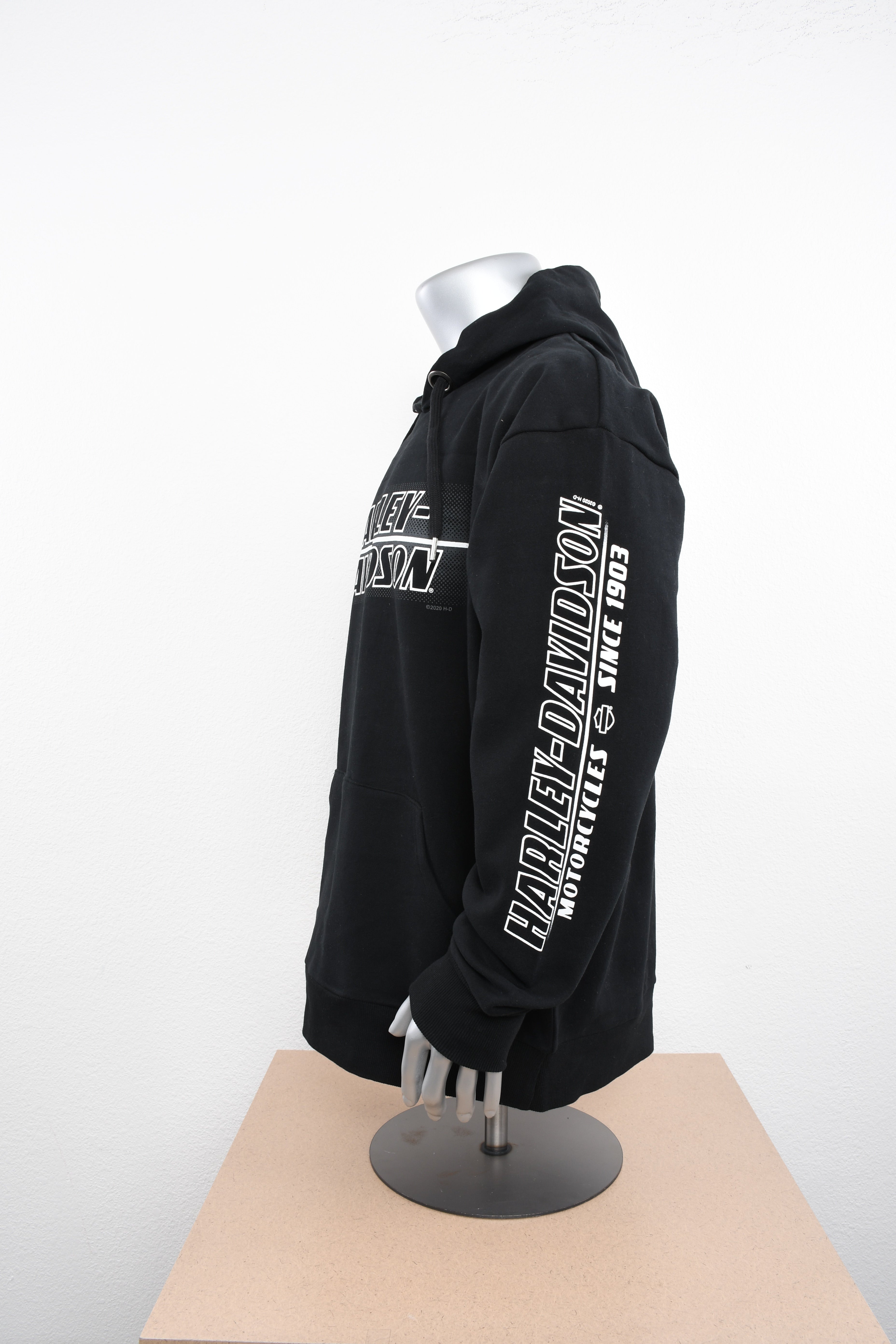 Licensed Product Mens Name Line Pullover Black Long Sleeve Hoodie