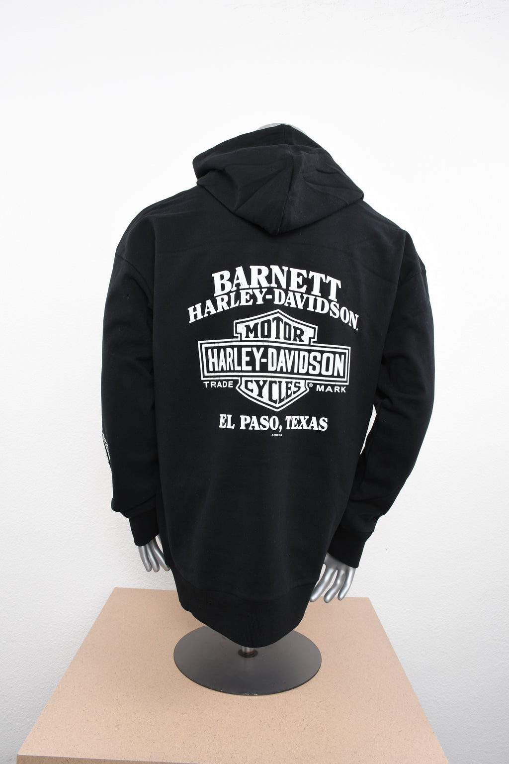 Licensed Product Mens Name Line Pullover Black Long Sleeve Hoodie