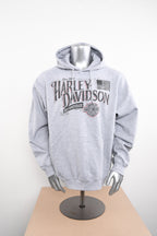Licensed Product Mens Etched Name Pullover Grey Long Sleeve Hoodie