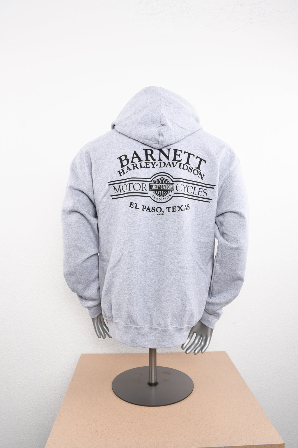 Licensed Product Mens Etched Name Pullover Grey Long Sleeve Hoodie