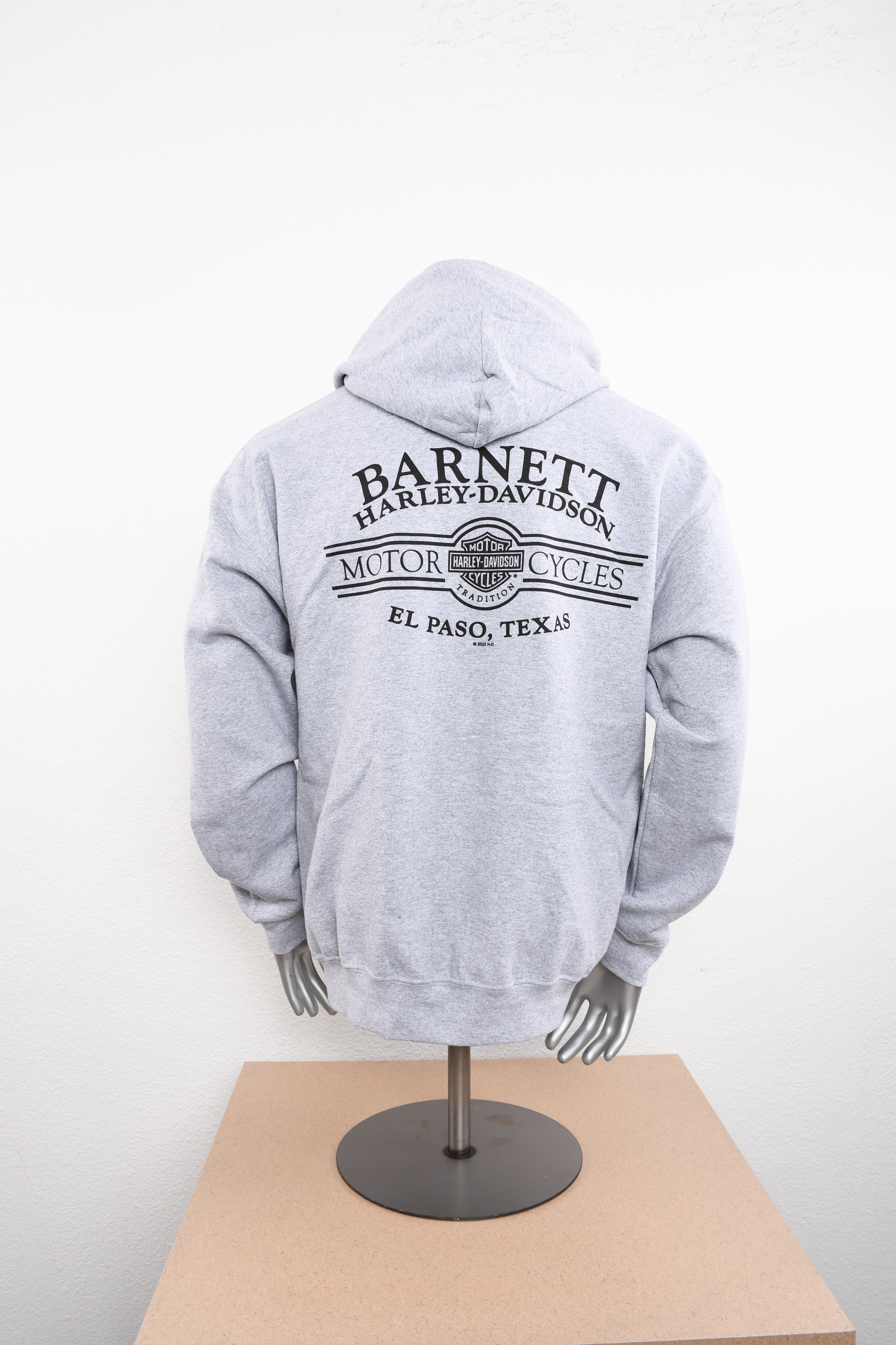 Licensed Product Mens Etched Name Pullover Grey Long Sleeve Hoodie
