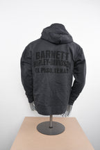 Licensed Product Mens Long Left Full Zip Charcoal Long Sleeve Hoodie