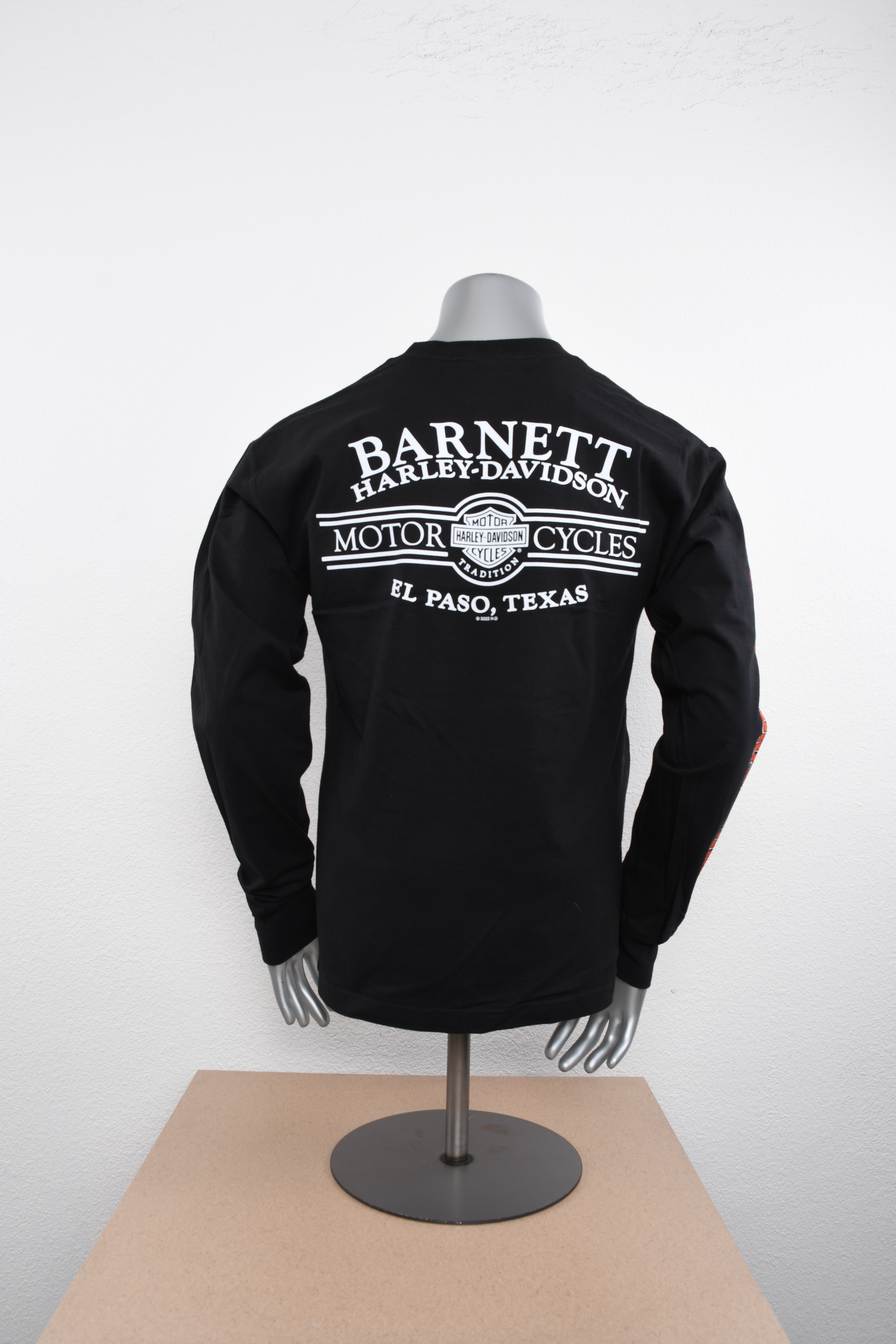 Licensed Product Mens Stamped Out Black Long Sleeve T-Shirt