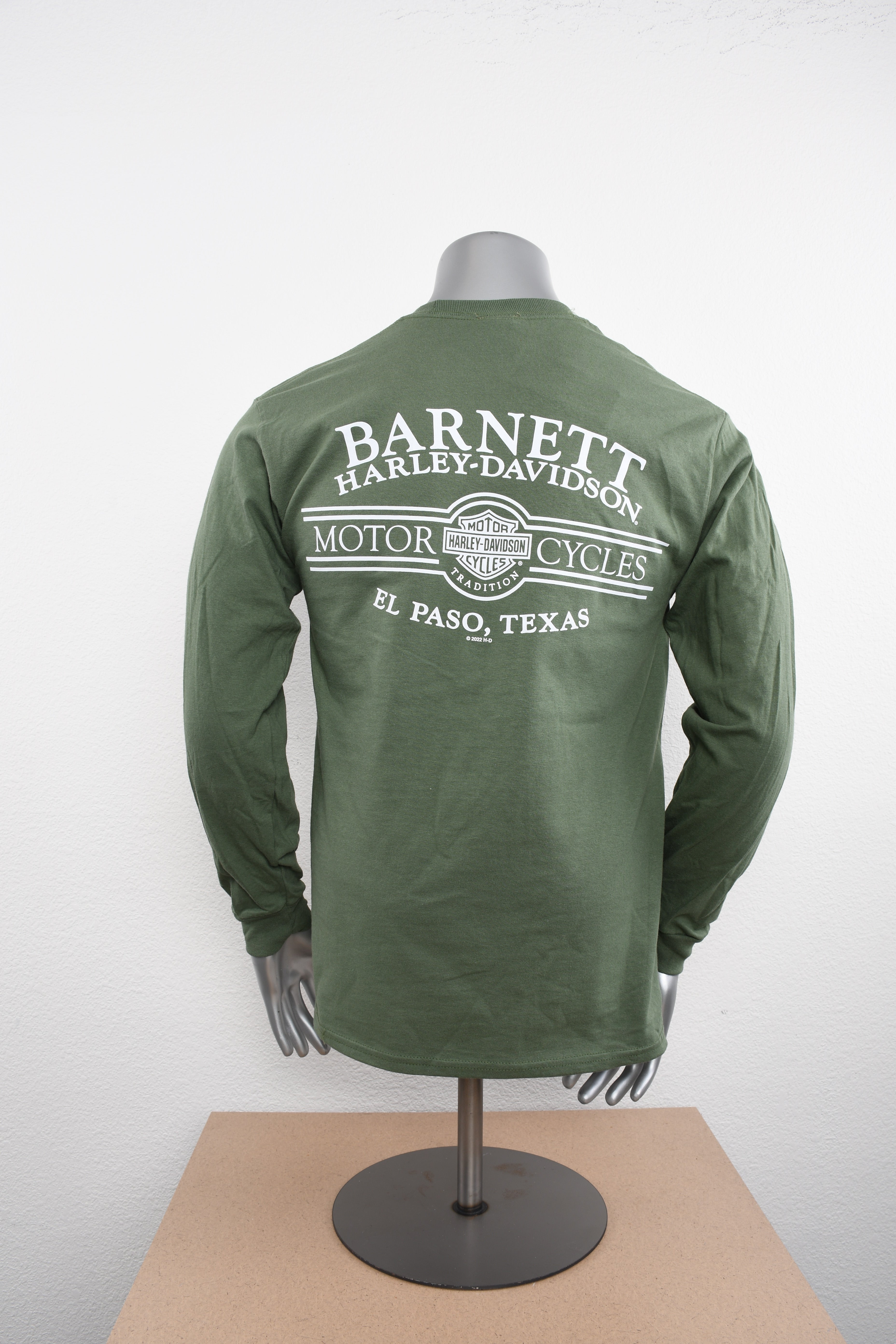 Licensed Product Mens Rider Scene Green Long Sleeve T-Shirt