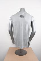 Licensed Product Mens Screamin Eagle Linear Performance Silver Sleeveless Muscle T-Shirt