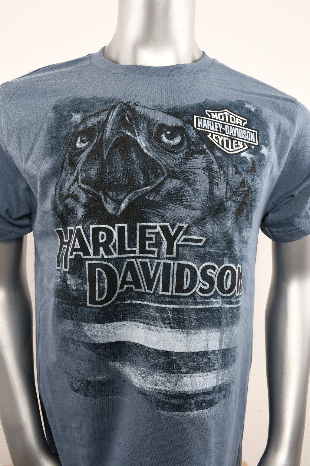 Licensed Product Mens Soaring High Eagle with Flag