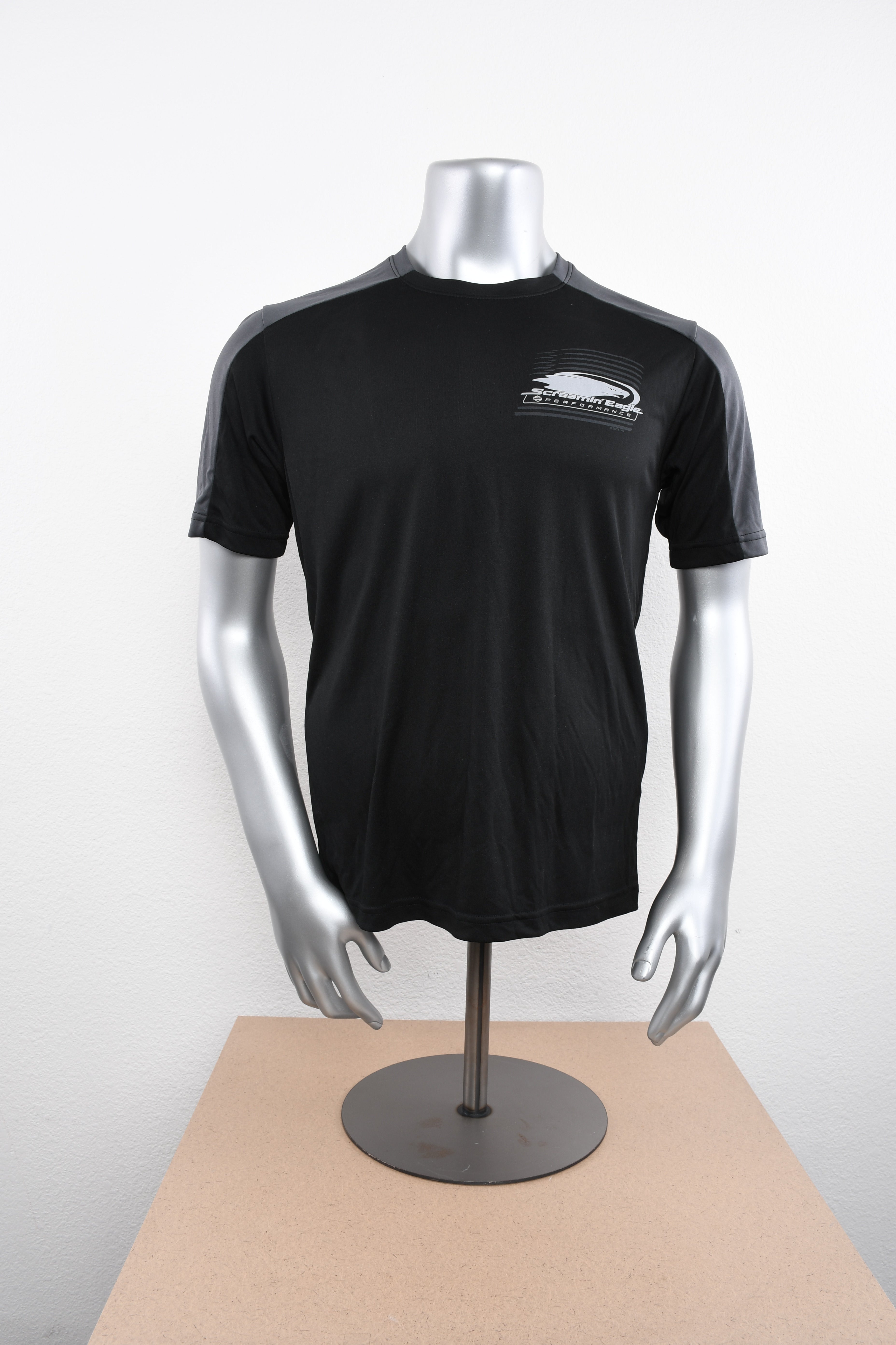 Licensed Product Mens Screamin Eagle Shake Performance Black Short Sleeve T-Shirt