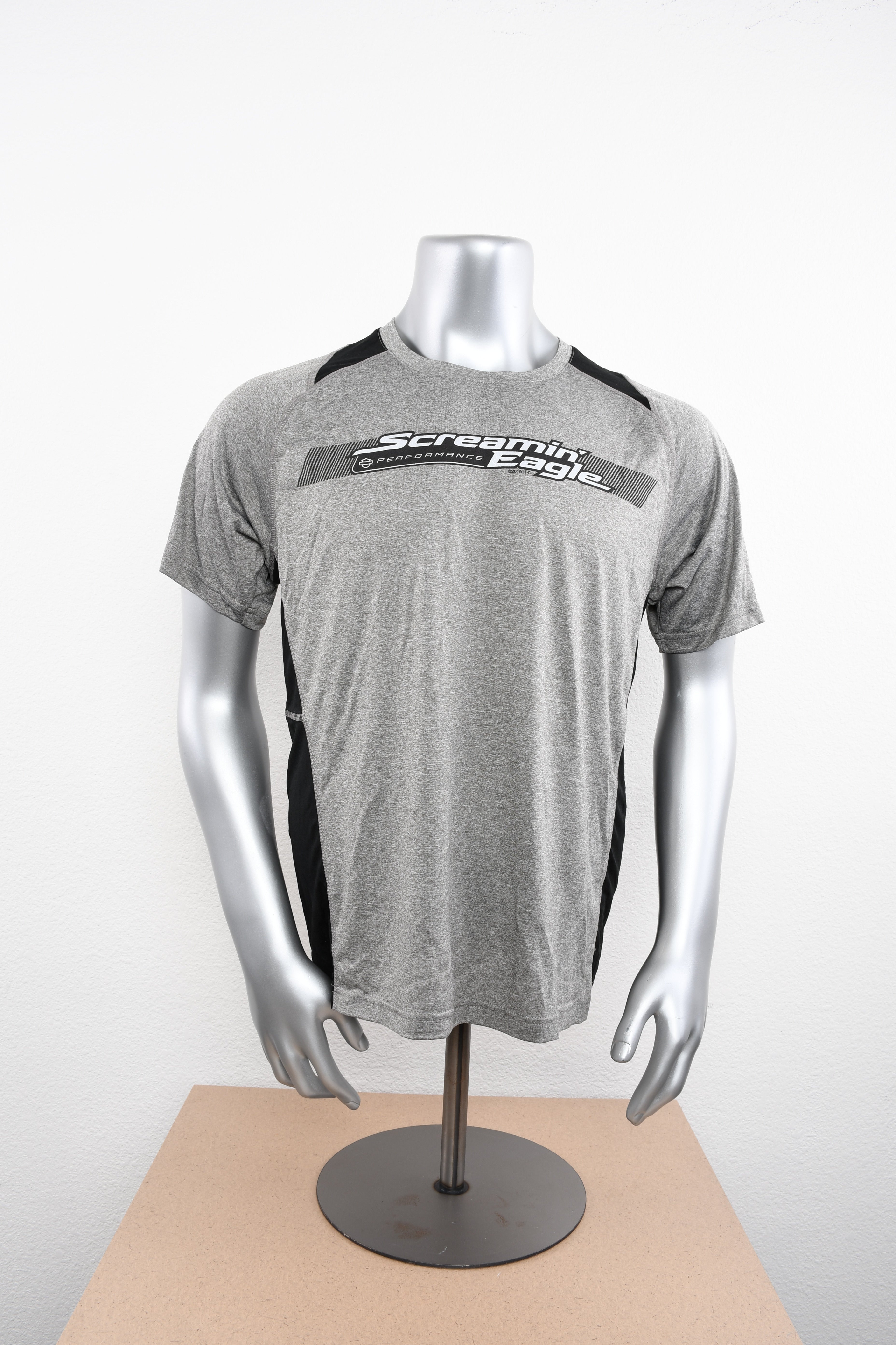 Licensed Product Mens Screamin Eagle Lines Grey Short Sleeve T-Shirt Main image