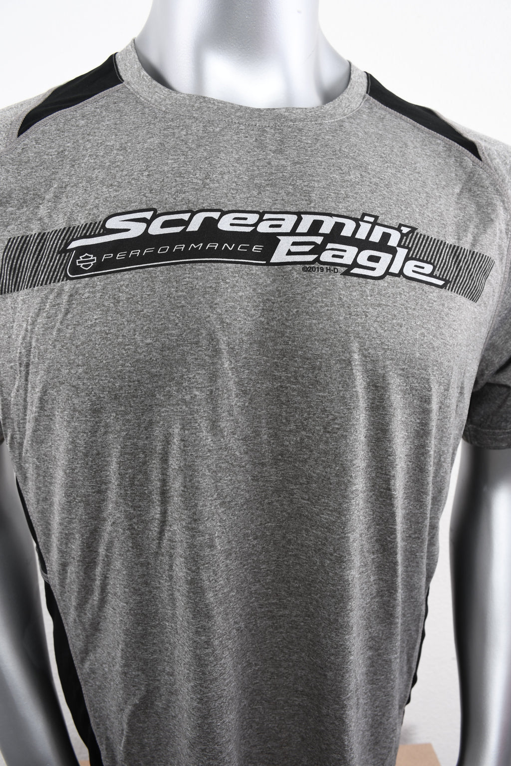 Licensed Product Mens Screamin Eagle Lines Grey Short Sleeve T-Shirt