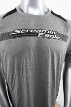 Licensed Product Mens Screamin Eagle Lines Grey Short Sleeve T-Shirt
