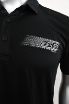 Licensed Product Mens Screamin Eagle Splice Performance Black Short Sleeve Polo