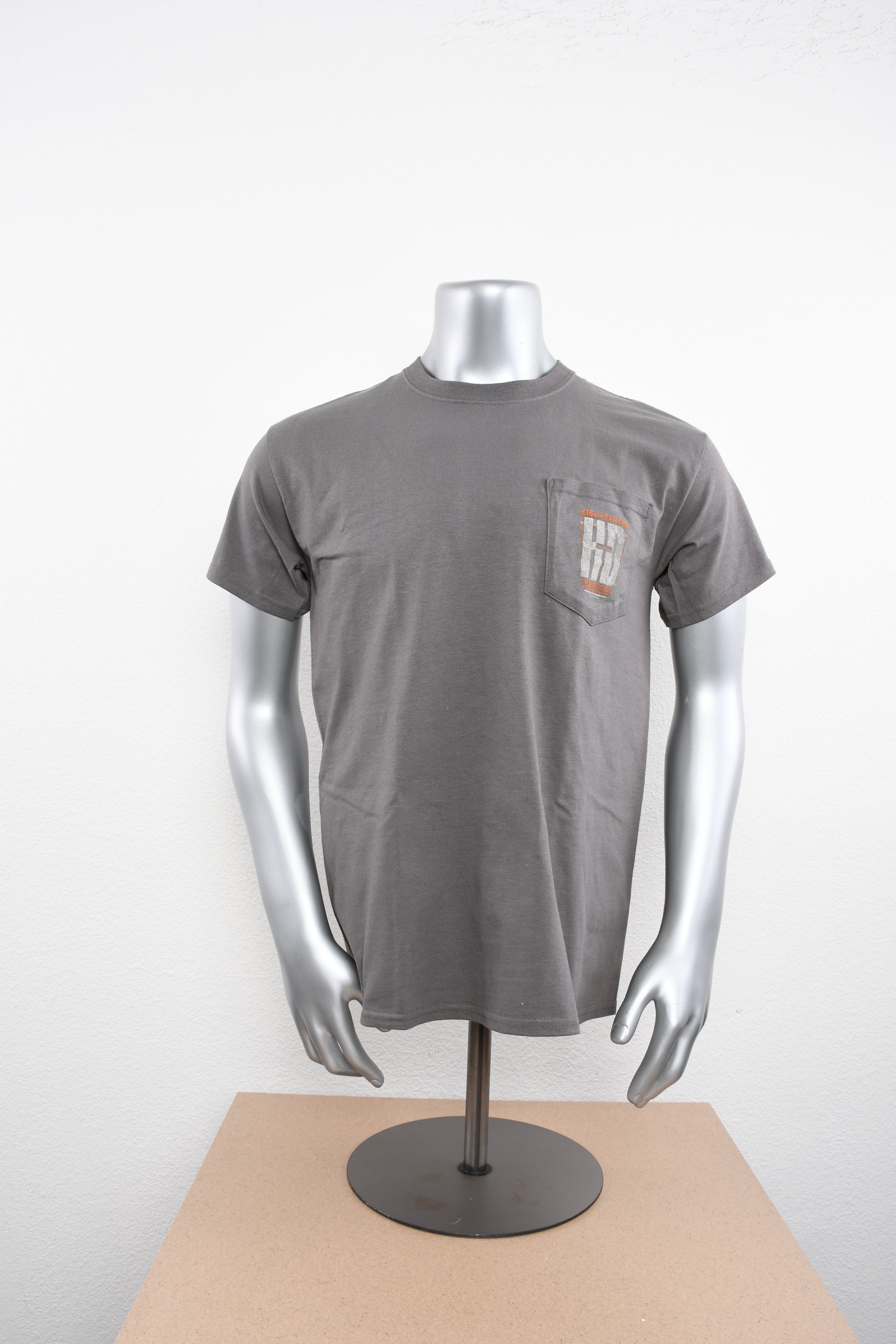Licensed Product Mens Pkt II Pocket Charcoal Short Sleeve T-Shirt