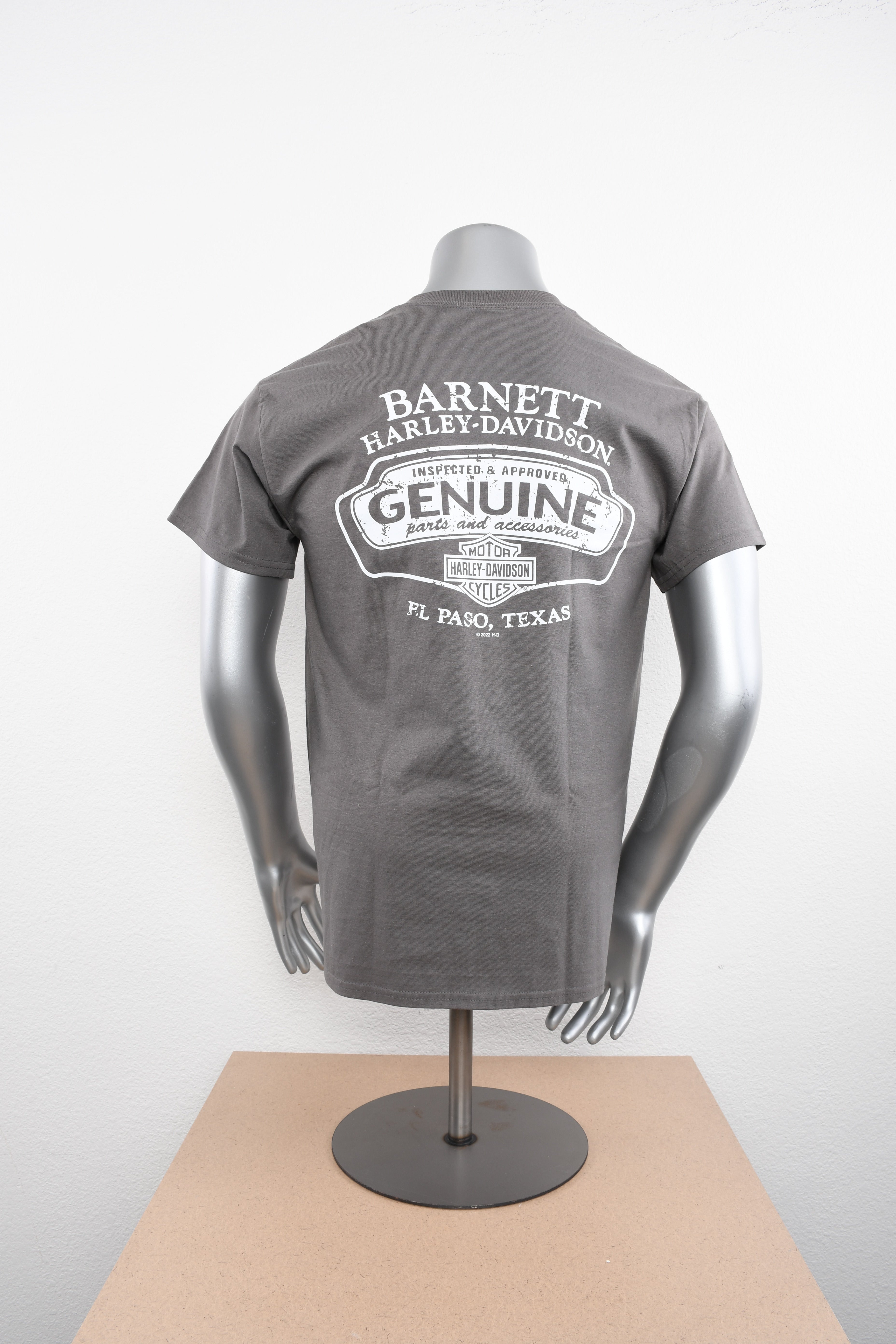 Licensed Product Mens Pkt II Pocket Charcoal Short Sleeve T-Shirt