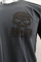 Licensed Product Mens HiD Willie G Skull Dyed Grey Short Sleeve T-Shirt