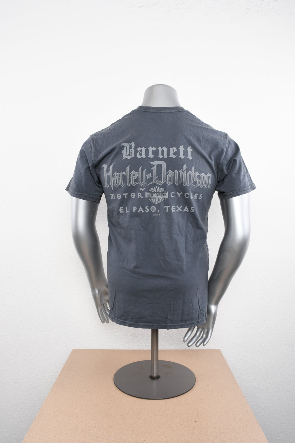 Licensed Product Mens HiD Willie G Skull Dyed Grey Short Sleeve T-Shirt