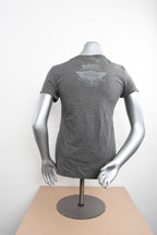 Licensed Product Womens USA Eagle Charcoal Short Sleeve T-Shirt