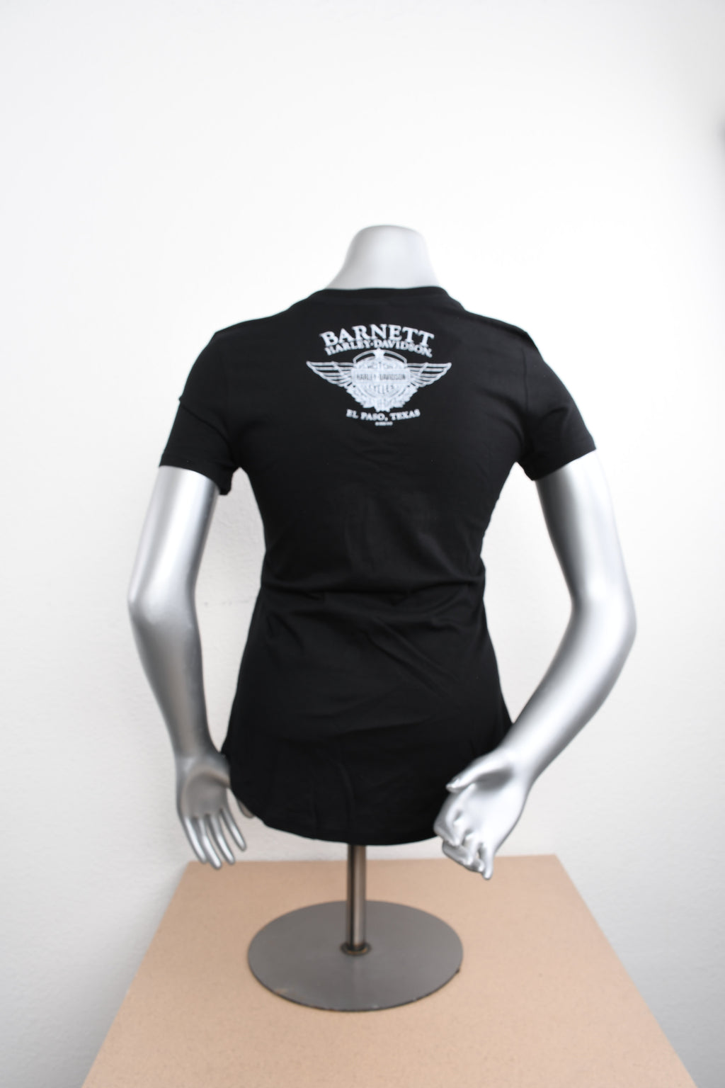 Licensed Product Womens Gifted Name V-Neck Black Short Sleeve T-Shirt