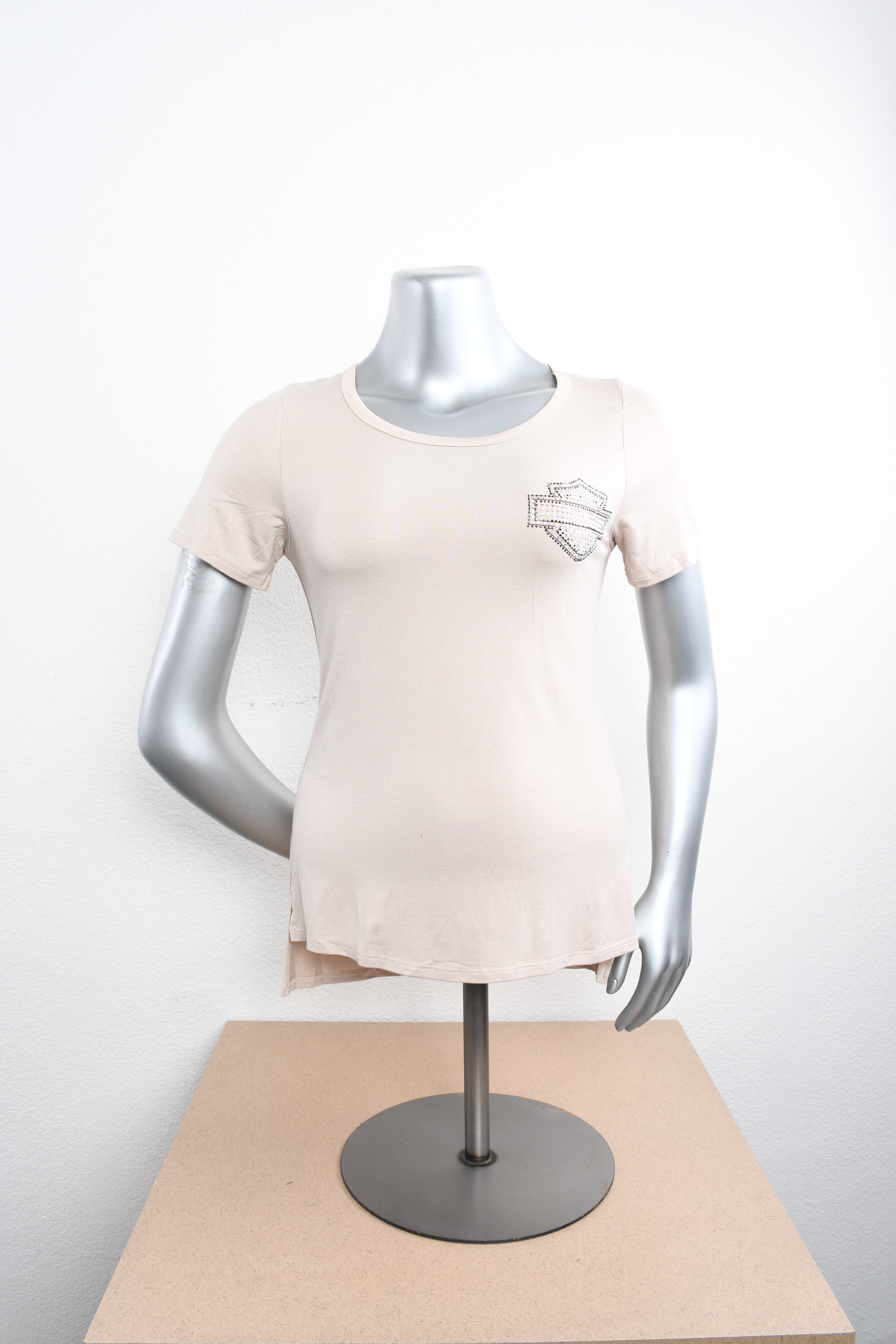 Licensed Product Womens BNS Hi-Lo Hem Sleepy Tan Short Sleeve T-Shirt