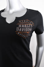 Licensed Product Womens Labelle Rhinestone Wings Black Short Sleeve T-Shirt