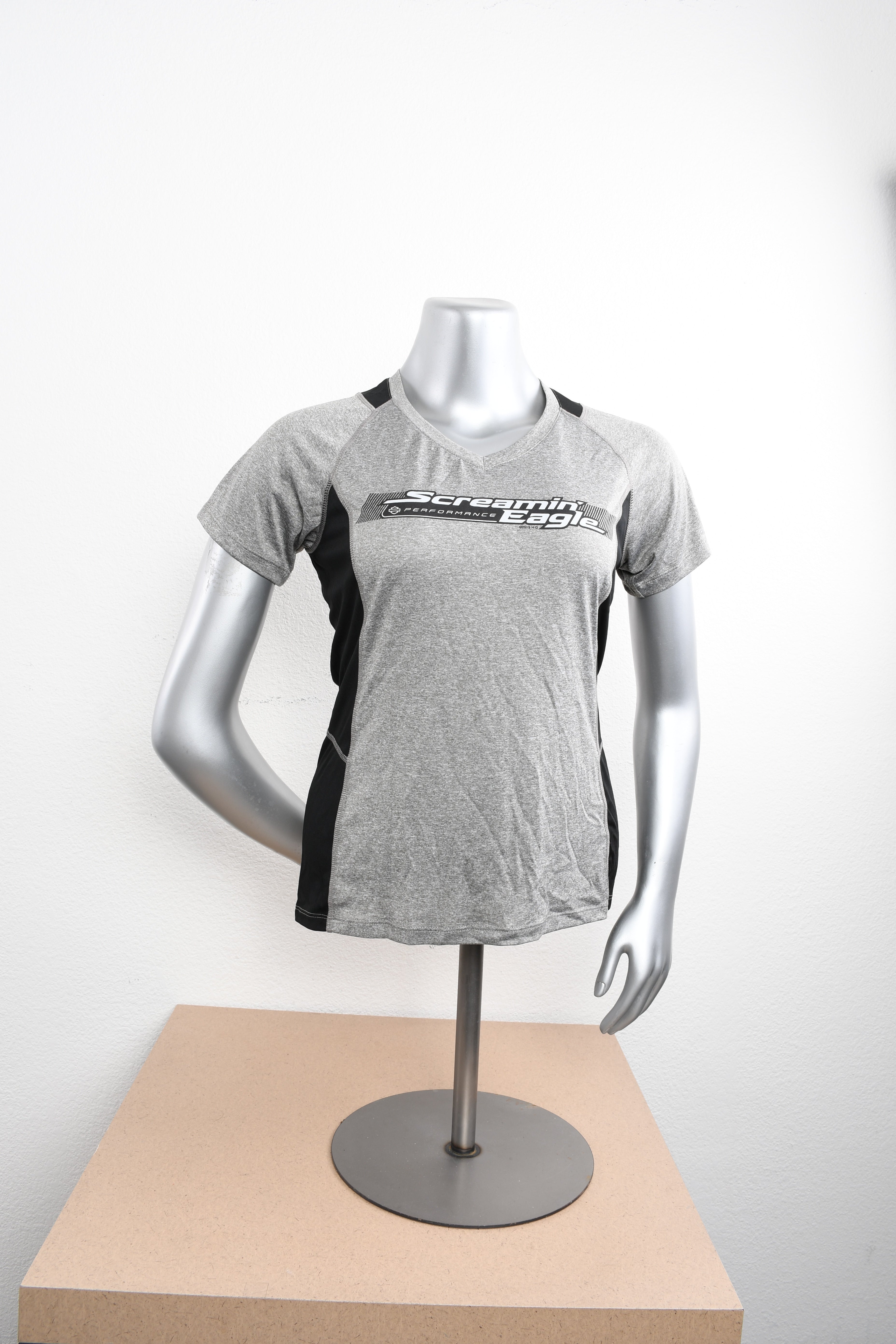 Licensed Product Womens Screamin Eagle Lines Grey Short Sleeve T-Shirt