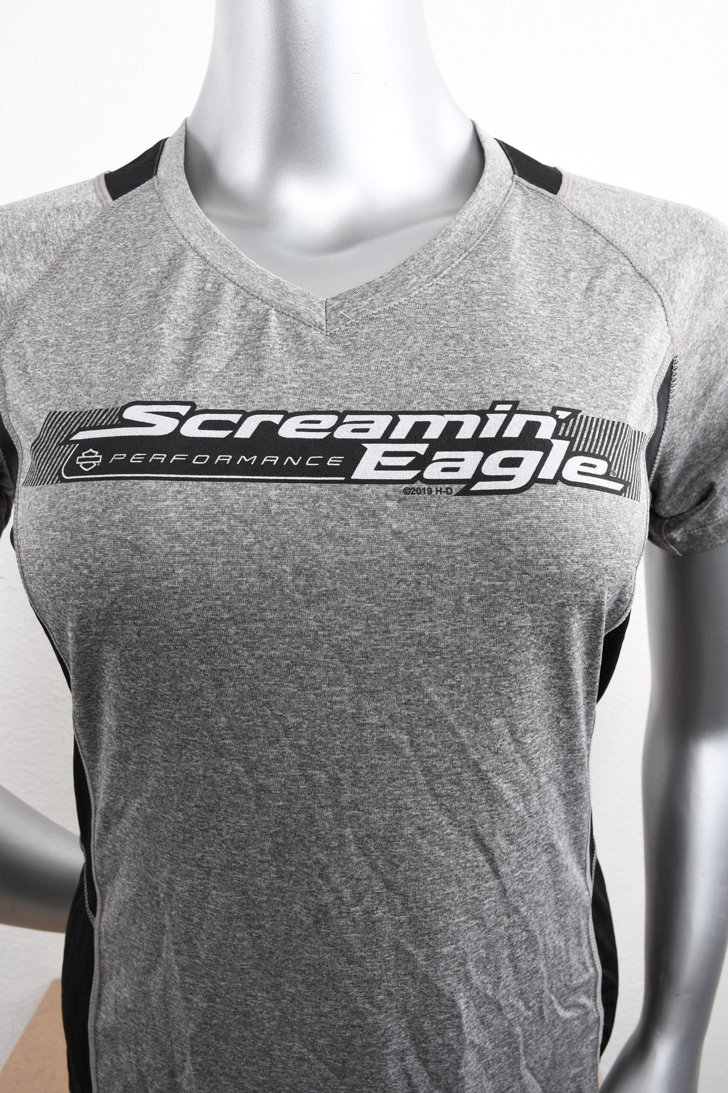 Licensed Product Womens Screamin Eagle Lines Grey Short Sleeve T-Shirt