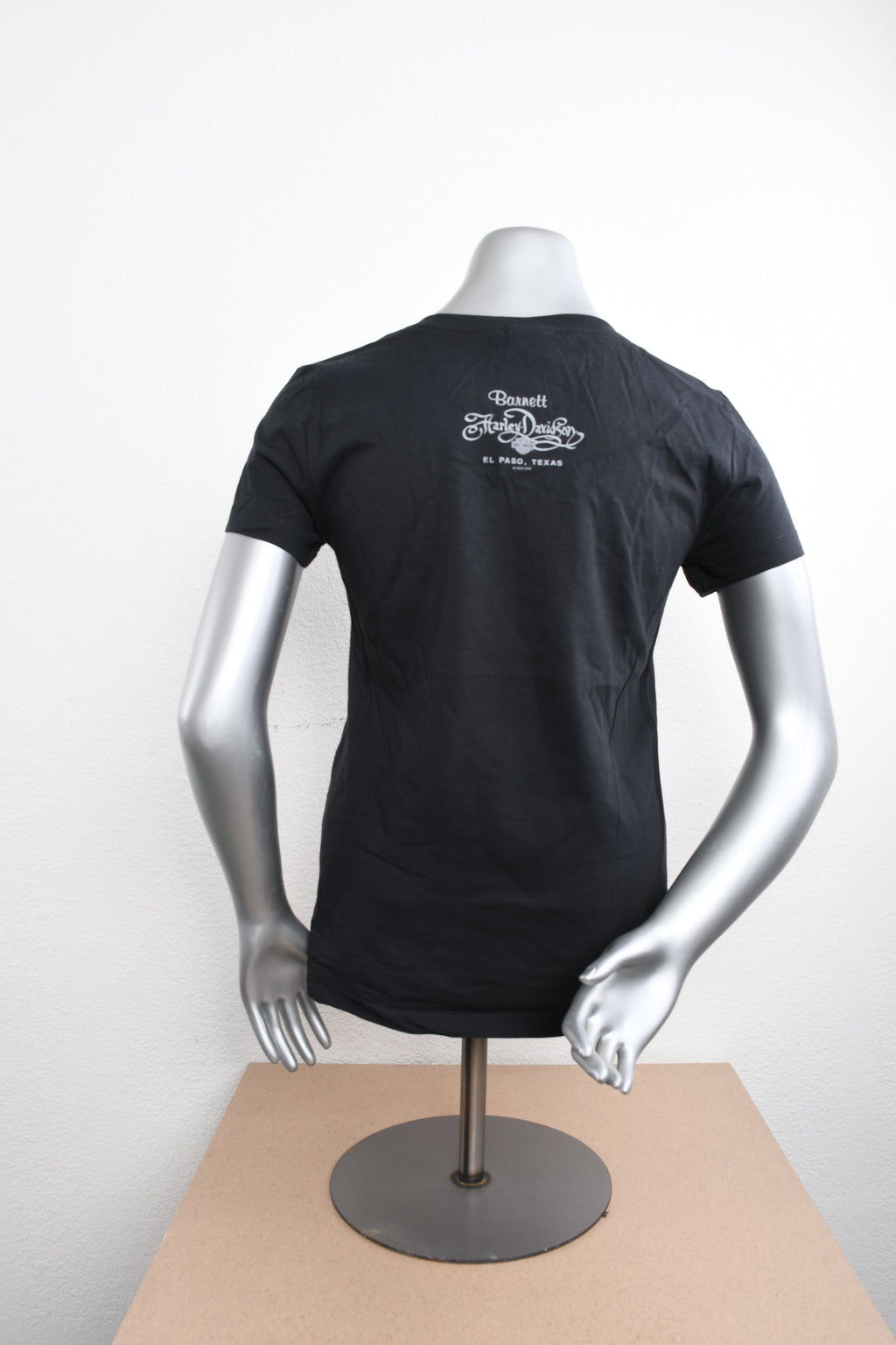 Licensed Product Womens Bar N Shield Logo Black Short Sleeve T-Shirt