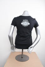 Licensed Product Womens Serene V-Neck Black Short Sleeve T-Shirt