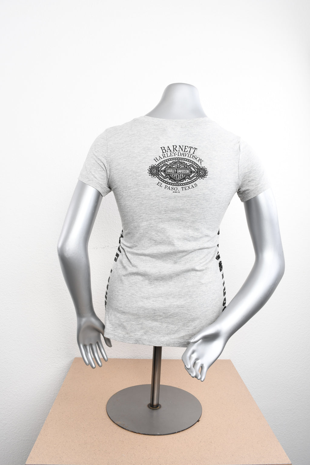 Licensed Product Womens Up Side II Grey Short Sleeve T-Shirt