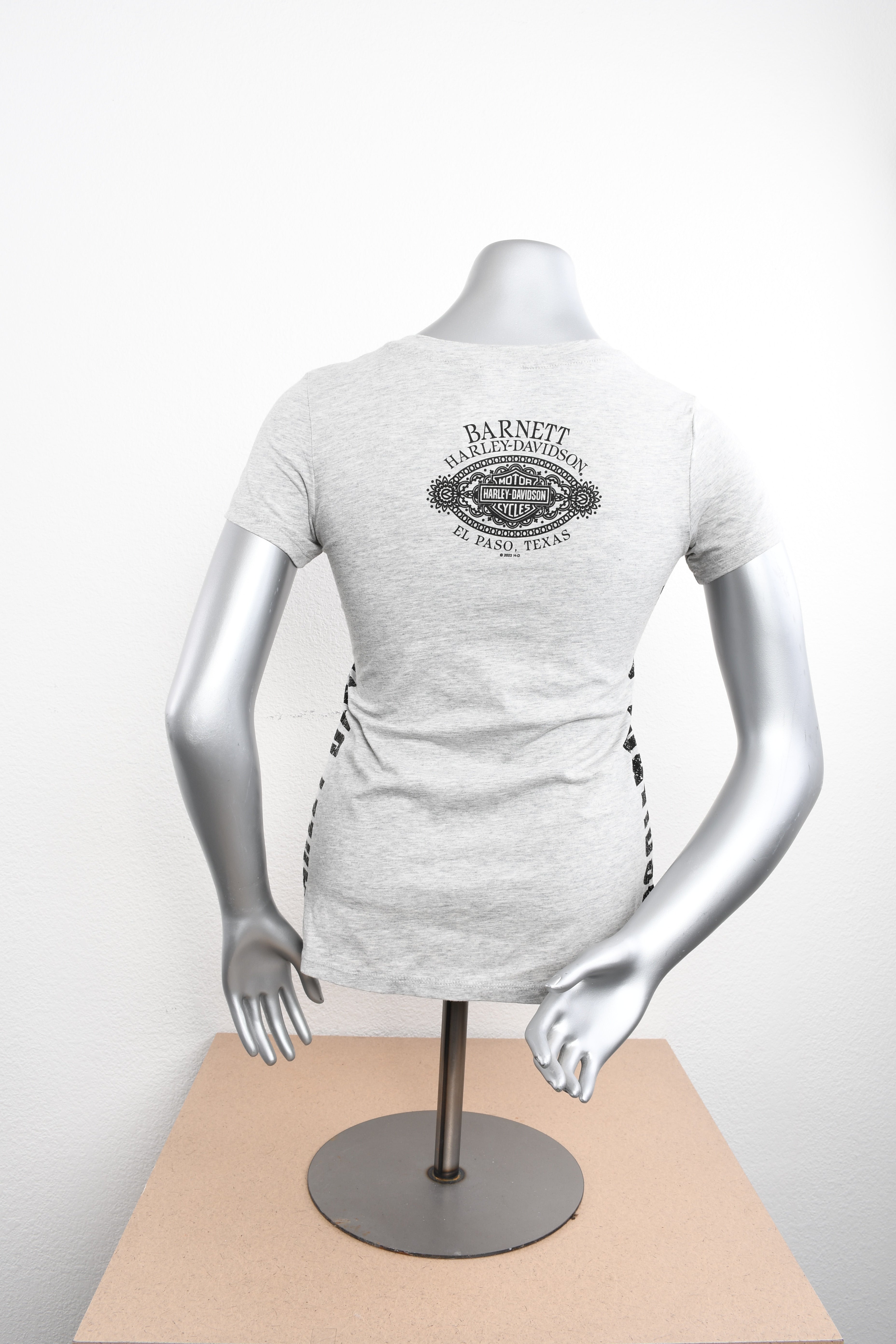 Licensed Product Womens Up Side II Grey Short Sleeve T-Shirt